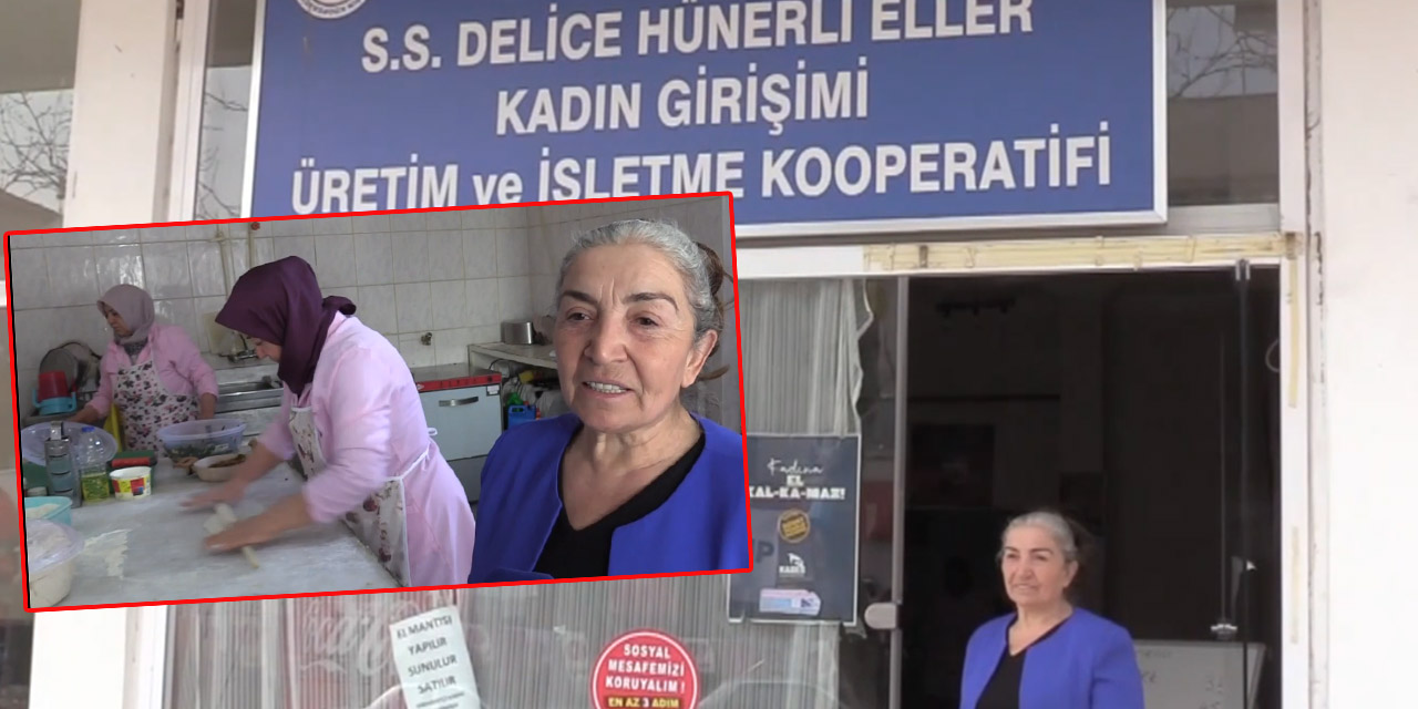 Delice Hünerli Eller Kadın Girişimi Üretim ve İşletme Kooperatifi’nde Kadınlar Aile Bütçesine Katkı Sağlıyor